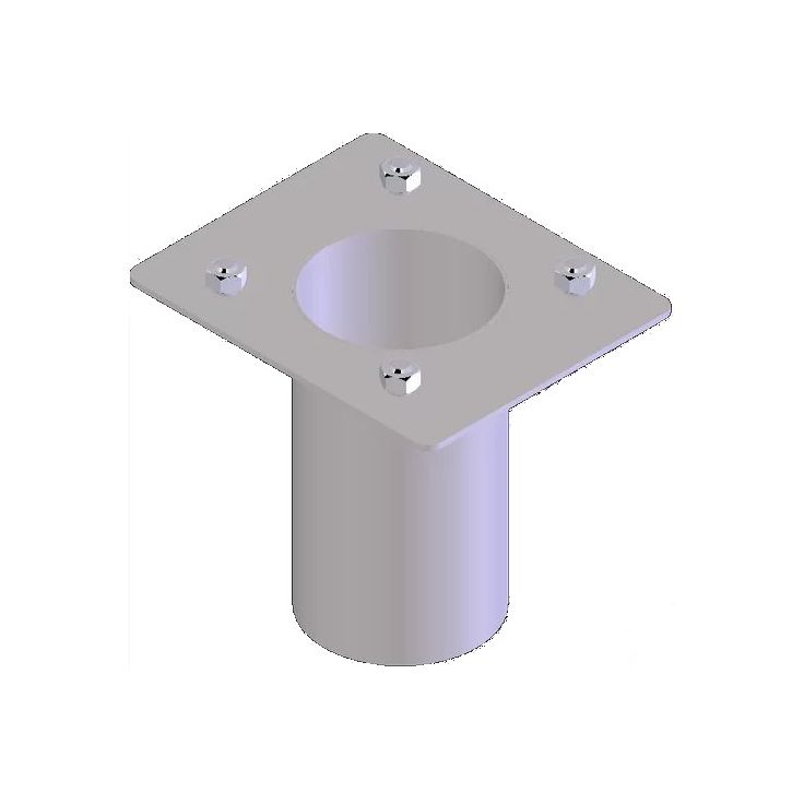Latausaseman tolpan adapteri SJ-08 betonijalustalle