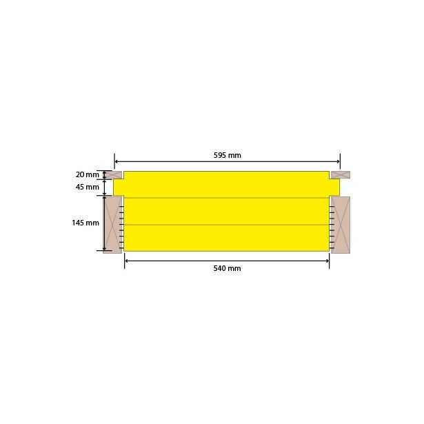 Eristelevy Finnfoam FL-K600, 210mm, seinä-, katto- ja rossipohjaeriste