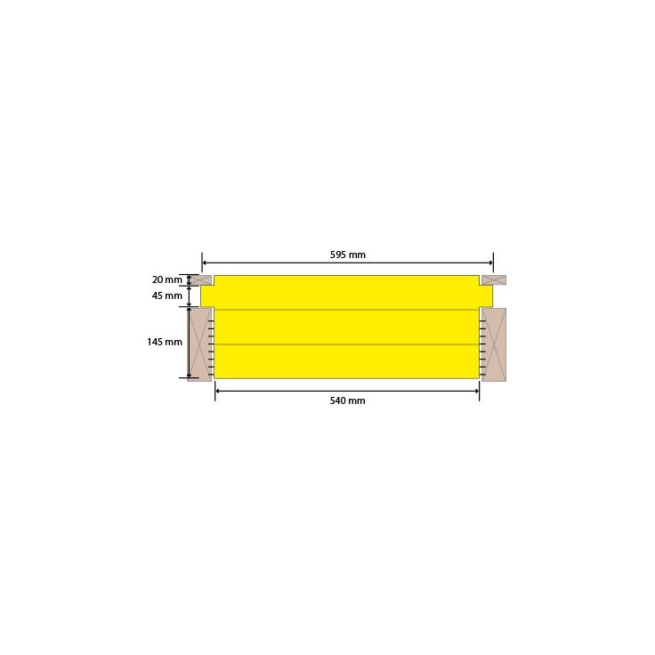 Eristelevy Finnfoam FL-K600, 210mm, seinä-, katto- ja rossipohjaeriste