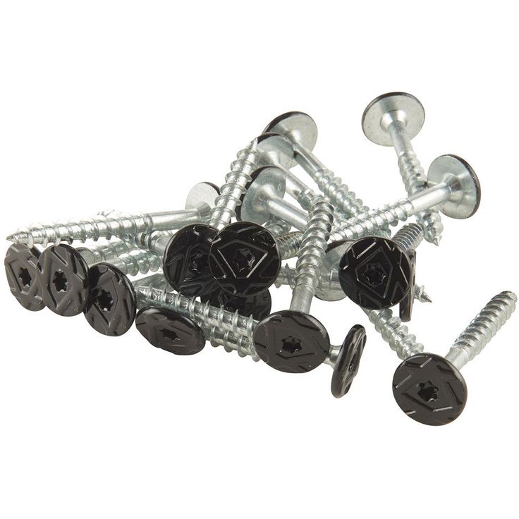 Asennusruuvi Fibrotech akustiikkalevyille, 5x45mm, 100kpl, musta