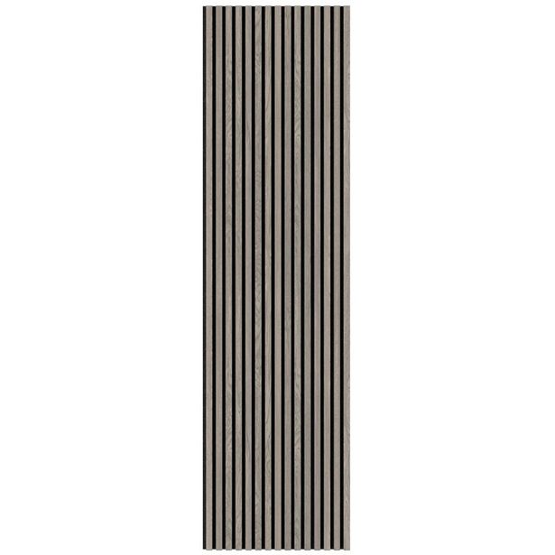 Akustiikkapaneeli Fibrotech Basic, 22x605x2440mm, harmaa tammi