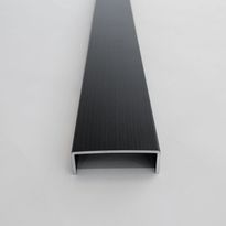 Linjalattiakaivon kansi Finnpipe 125cm Black Wood