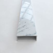 Linjalattiakaivon kansi Finnpipe 75cm Marble