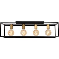 Plafondi Lucide Ruben, 20x80cm, IP20, musta