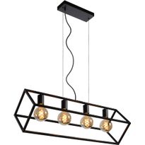 Riippuvalaisin Lucide Fabian, 28x80cm, IP20, musta