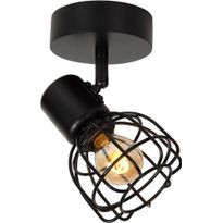 Kattospotti Lucide Filox, Ø10cm, IP20, musta