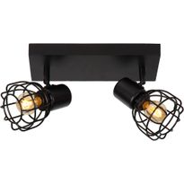 Kattospotti Lucide Filox, 10x27cm, IP20, musta