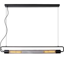 Riippuvalaisin Lucide Calixt, 10x122cm, IP20, musta