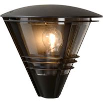 Seinävalaisin Lucide Livia, 17.5x27cm, IP44, musta