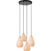 Riippuvalaisin Lucide Cinzia, Ø55.5cm, IP20, valkoinen