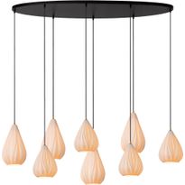 Riippuvalaisin Lucide Cinzia, 155.5x55.5cm, IP20, valkoinen