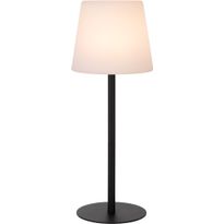 Pöytävalaisin Lucide Tyon, 15x15cm, IP65, 2W, musta