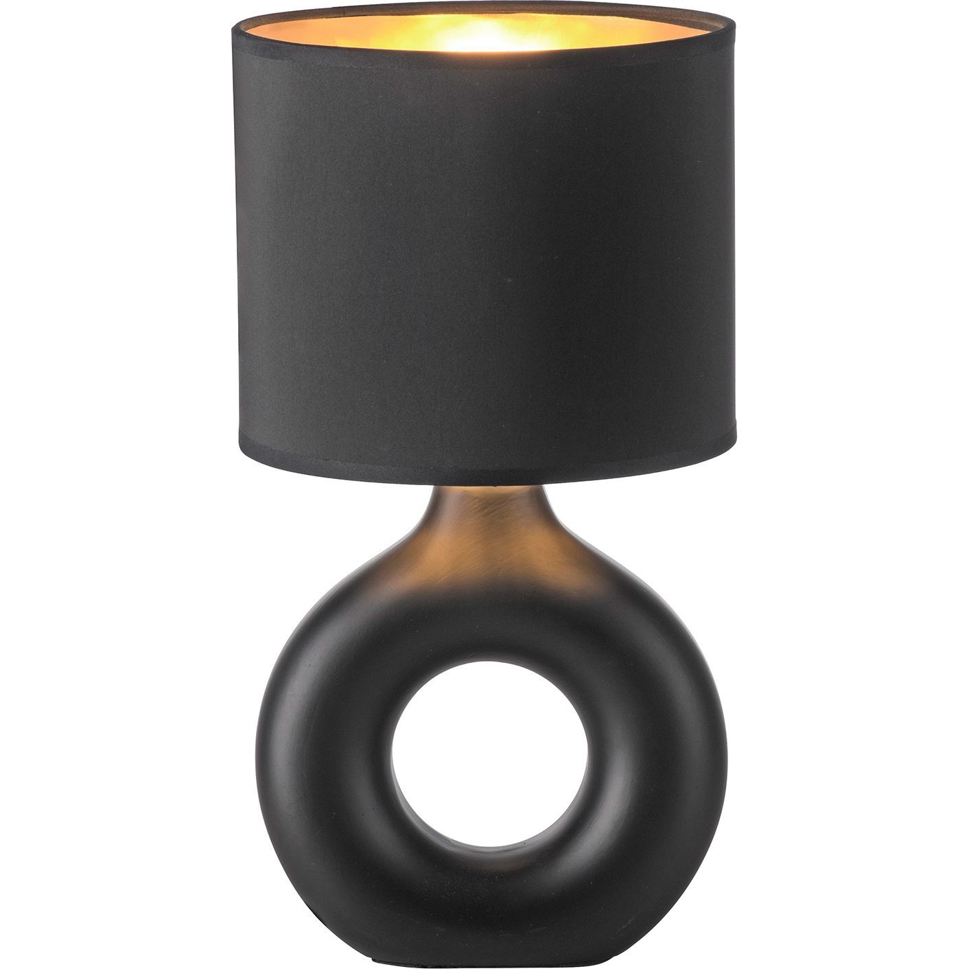 Pöytävalaisin JustLight Carara, musta