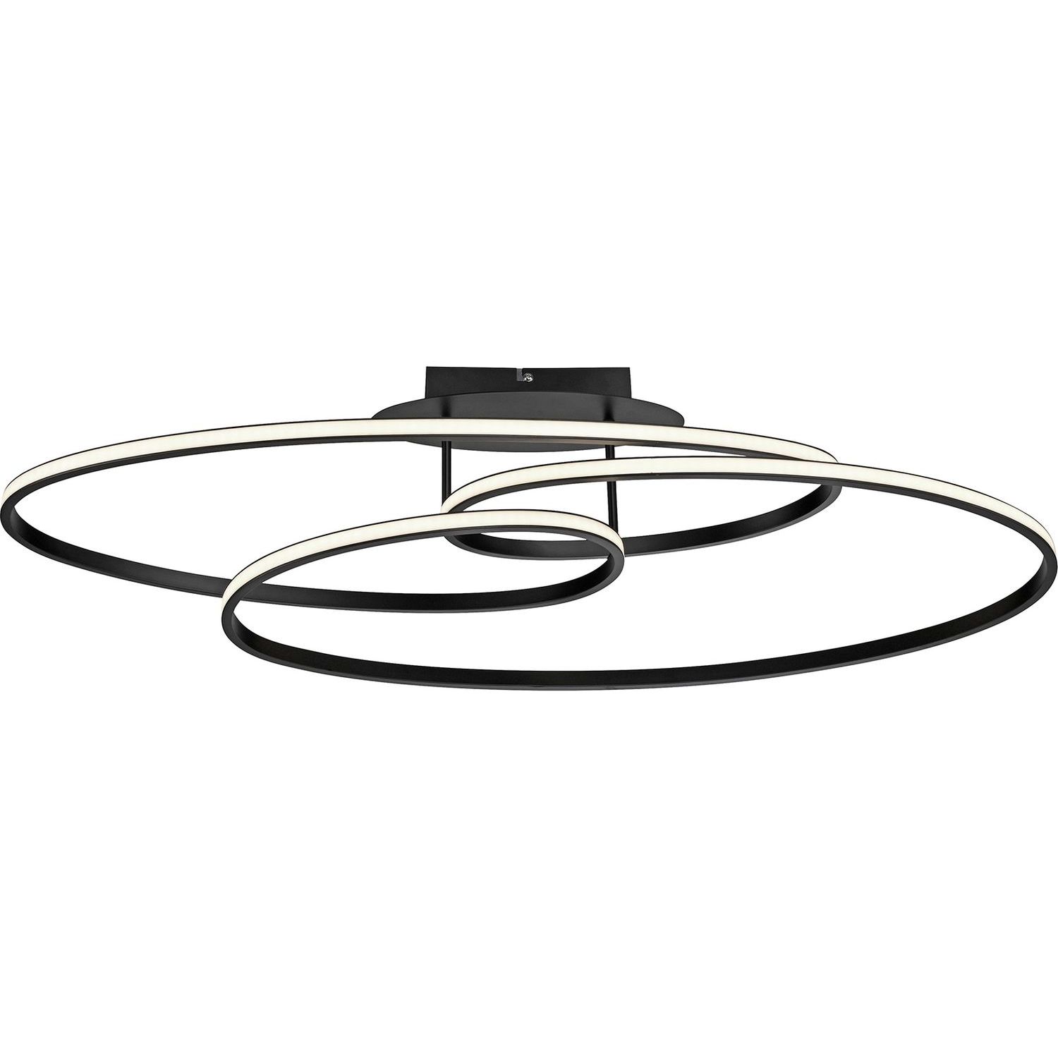 Led-kattovalaisin JustLight Lumaca, 4100lm, musta