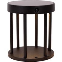 Pollarivalaisin Lucide Jackson, Ø16cm, IP54, 2W, musta