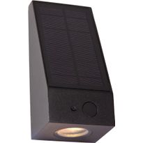 Seinävalaisin Lucide Irwin, 8x8.1cm, IP54, 2W, musta