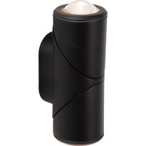 Seinäspotti Lucide Erin, 8x6x19cm, IP65, 5W, musta