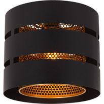 Plafondi Lucide Rosas, Ø26cm, IP20, musta