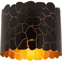 Plafondi Lucide Almelo, Ø25.5cm, IP20, musta