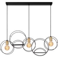 Riippuvalaisin Lucide Circle, 15x104cm, IP20, musta