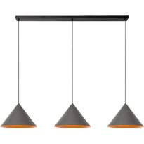 Riippuvalaisin Lucide Spitze, 40x164cm, IP20, harmaa