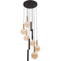 Riippuvalaisin Lucide Josiane, Ø55cm, IP20, musta