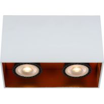 Kattospotti Lucide Bido, 8.3x16.6cm, IP20, valkoinen