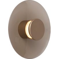 Seinävalaisin Lucide Santiago, Ø23cm, IP20, 10W, meripihka