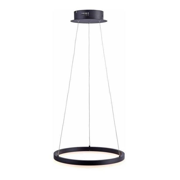 LED-riippuvalaisin Paul Neuhaus Titus, Ø45cm, 28W, himmennettävä, antrasiitti