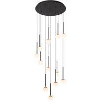 Riippuvalaisin Lucide Calina, Ø69.9cm, IP20, 7.7W, musta