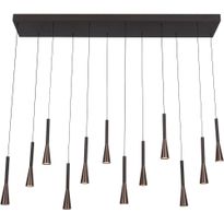 Riippuvalaisin Lucide Joakim, 135x20cm, IP20, 7W, ruskea