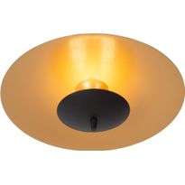 Plafondi Lucide Vulcan, Ø35cm, IP20, 9W, musta