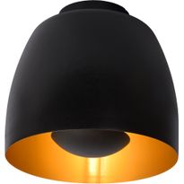 Plafondi Lucide Nolan, Ø24cm, IP20, musta