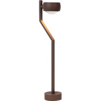 Pollarivalaisin Lucide Estal, 11.6x12cm, IP54, 9W, ruskea