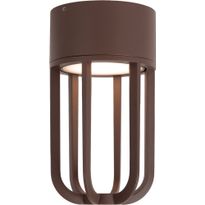Plafondi Lucide Wells, Ø10cm, IP54, 8W, ruskea