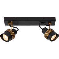 Kattospotti Lucide Tundran, 10x28cm, IP20, musta