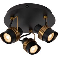 Kattospotti Lucide Tundran, Ø21cm, IP20, musta