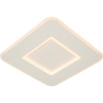 Plafondi Lucide Axelle, 39.4x39.4cm, IP20, 24W, valkoinen