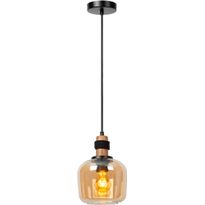 Riippuvalaisin Lucide Ilona, Ø18cm, IP20, meripihka