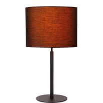 Pöytävalaisin Lucide Maya, Ø26cm, IP20, musta