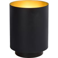 Pöytävalaisin Lucide Suzy, Ø12cm, IP20, musta