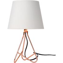 Pöytävalaisin Lucide Gitta, Ø17cm, IP20, kupari