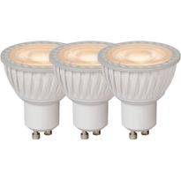 LED-polttimo Lucide MR16, Ø5cm, IP20, 5W, valkoinen, 3 kpl