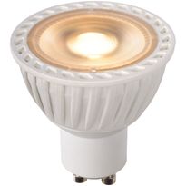 LED-polttimo Lucide MR16, Ø5cm, IP20, 5W, dim to warm, valkoinen