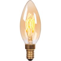 Filamenttilamppu Lucide C35, Ø3.5cm, IP20, 3W, 