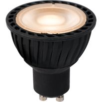 LED-polttimo Lucide MR16, Ø5cm, IP20, 5W, musta