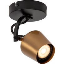 Kattospotti Lucide Emile, Ø10.5cm, IP20, kulta