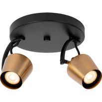 Kattospotti Lucide Emile, Ø20cm, IP20, kulta