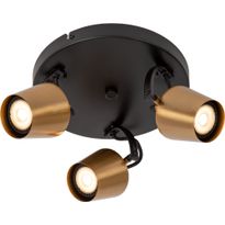 Kattospotti Lucide Emile, Ø23cm, IP20, kulta