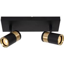 Kattospotti Lucide Gorik, 10x28cm, IP20, musta